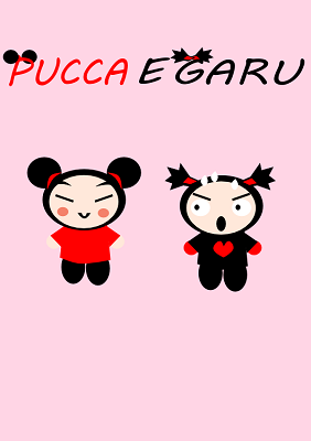 Pucca e Garu con Inkscape